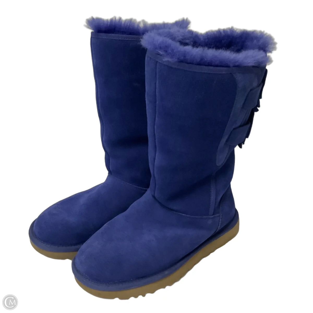 Boots Designer By Ugg In Blue, Size: 7