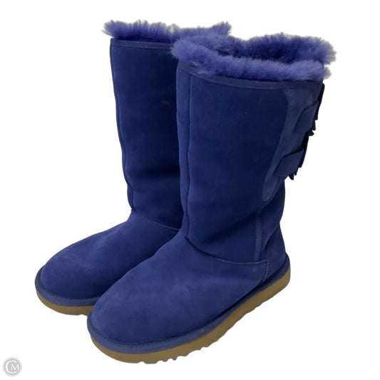 Boots Designer By Ugg In Blue, Size: 7
