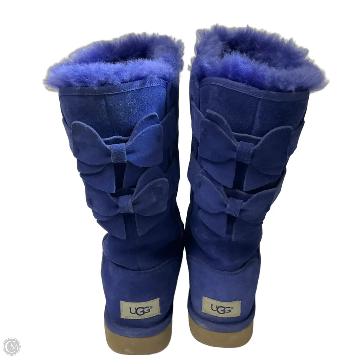 Boots Designer By Ugg In Blue, Size: 7