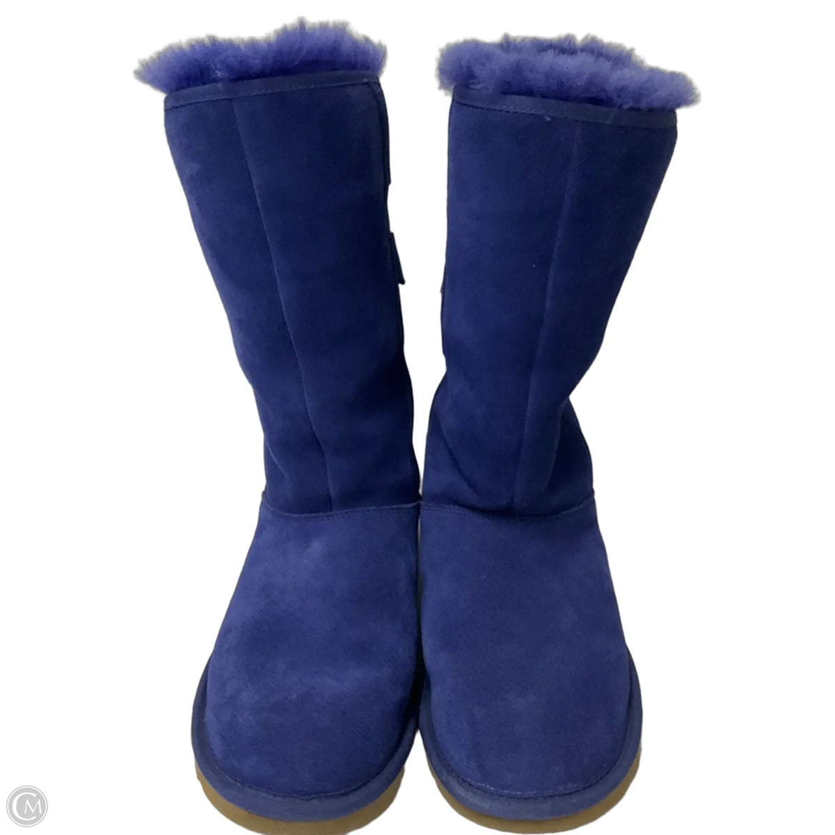 Boots Designer By Ugg In Blue, Size: 7