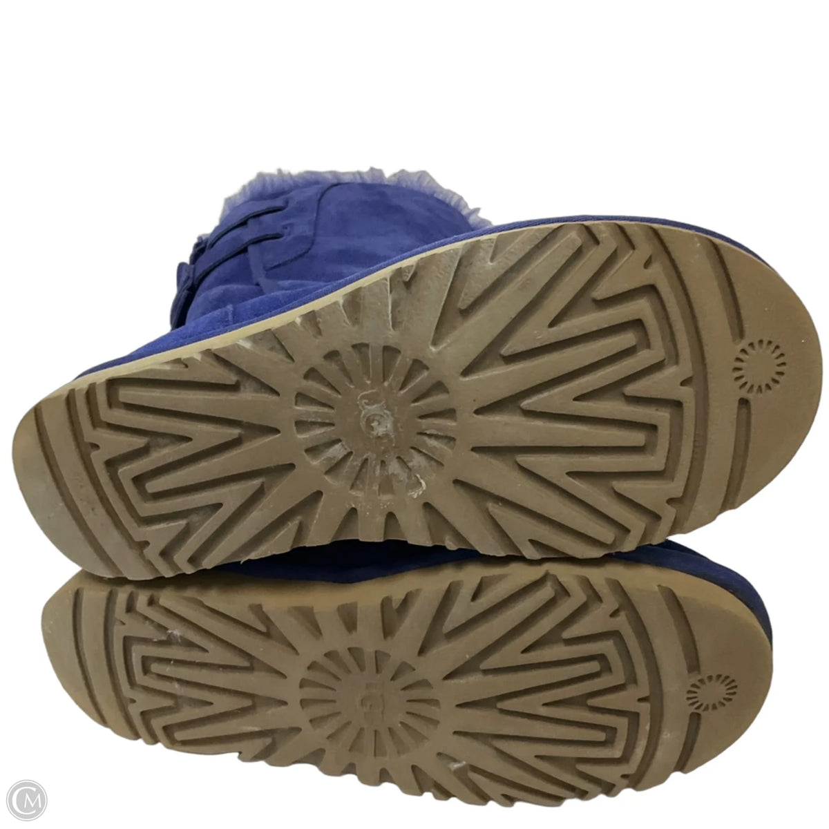 Boots Designer By Ugg In Blue, Size: 7