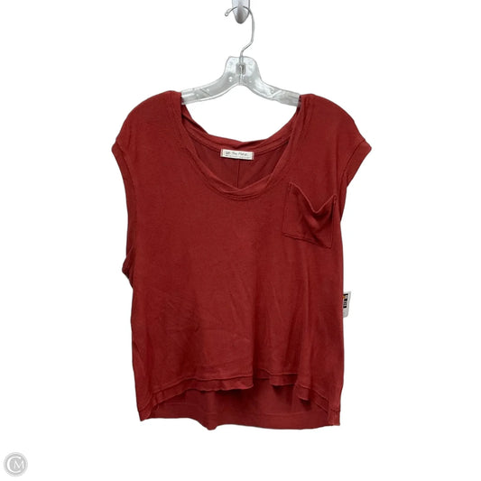 Top Short Sleeve By We The Free In Red, Size: S