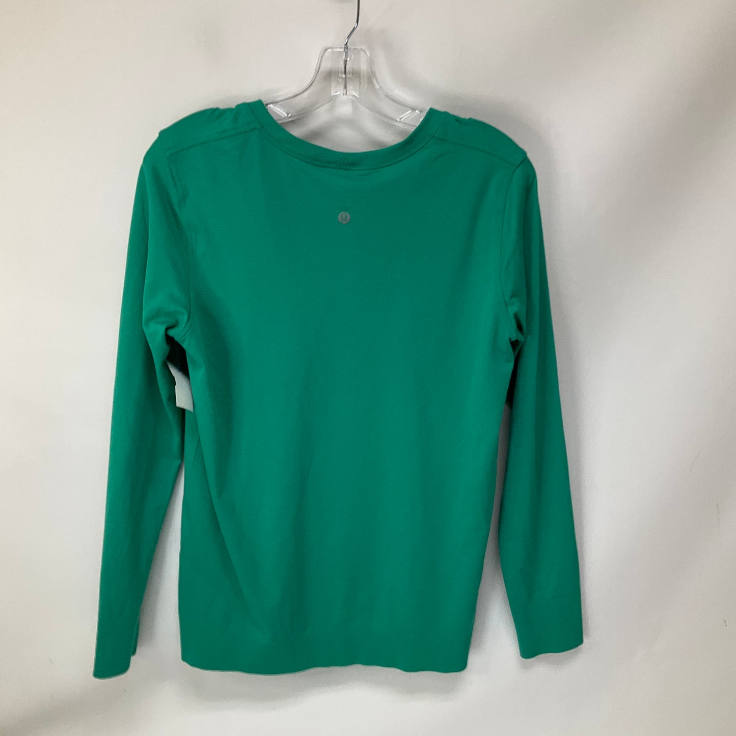 Athletic Top Long Sleeve Crewneck By Lululemon In Green, Size: M