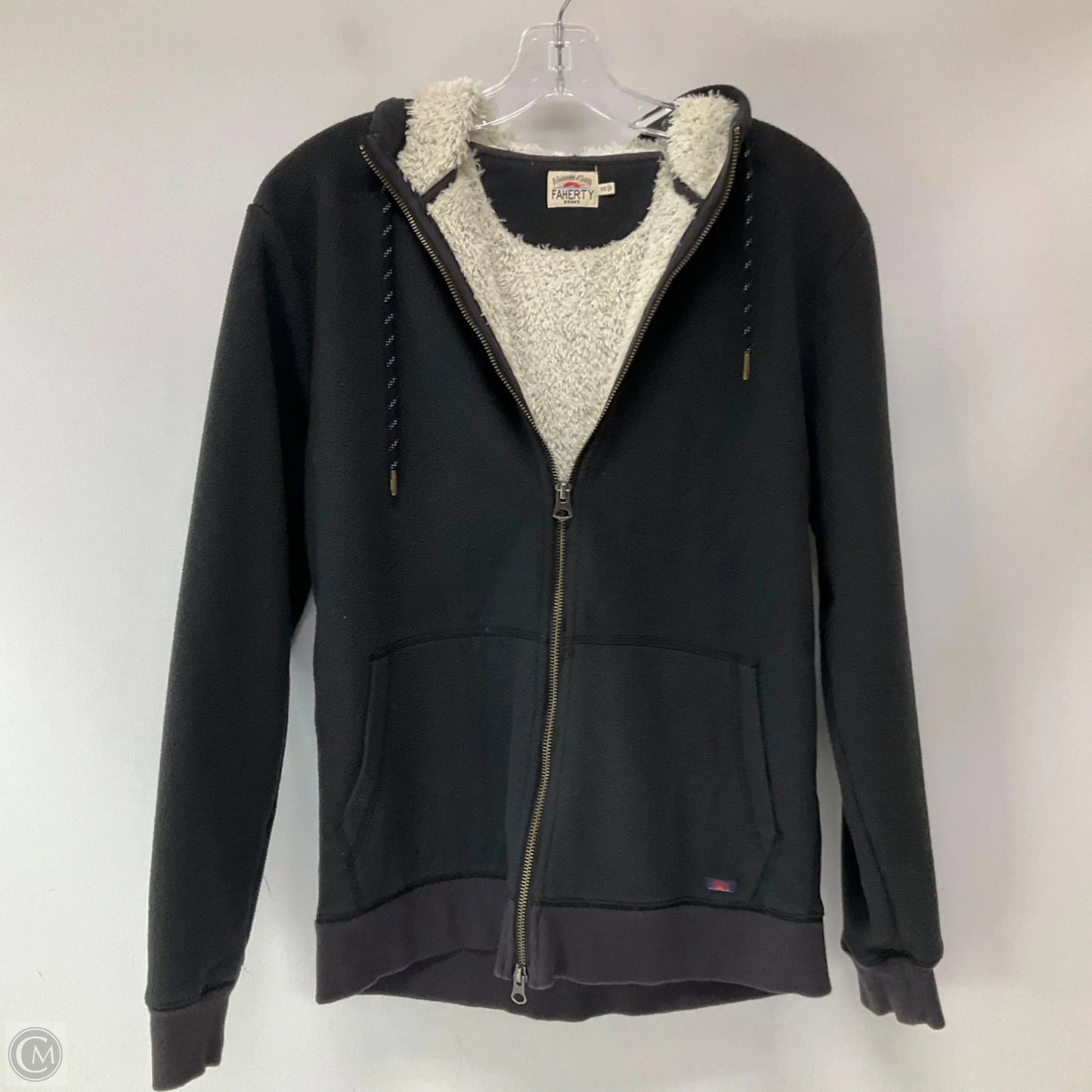 Jacket Fleece By Faherty In Black, Size: Xs