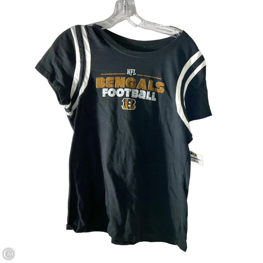 Top Short Sleeve By Nfl In Black, Size: Xl