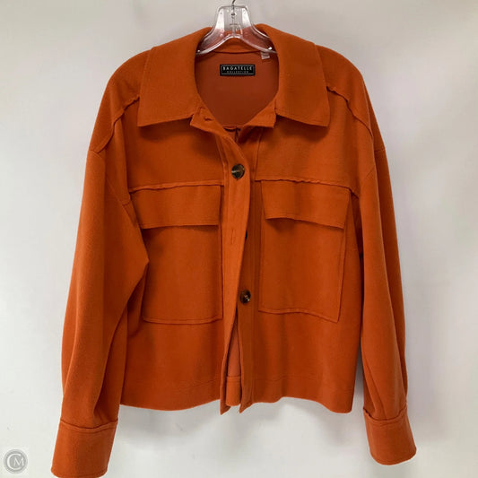 Jacket Shirt By Bagatelle In Orange, Size: M