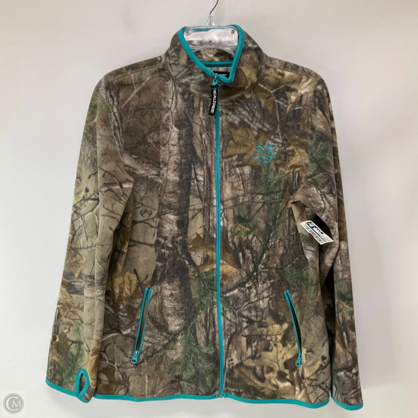 Jacket Fleece By Realtree In Camouflage Print, Size: M