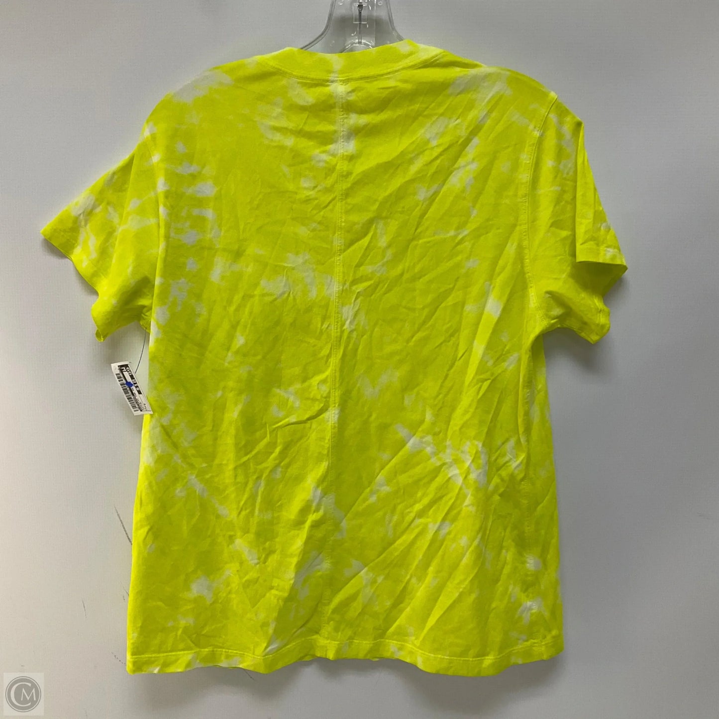 Athletic Top Short Sleeve By Lululemon In Yellow, Size: S