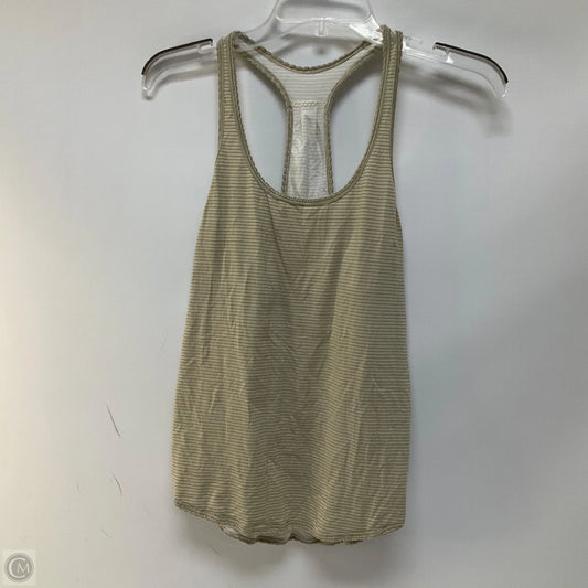 Athletic Tank Top By Lululemon In Grey, Size: S