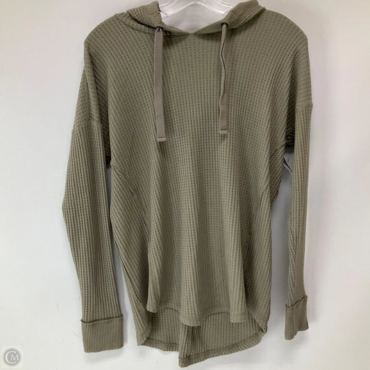 Top Long Sleeve By Abercrombie And Fitch In Taupe, Size: M