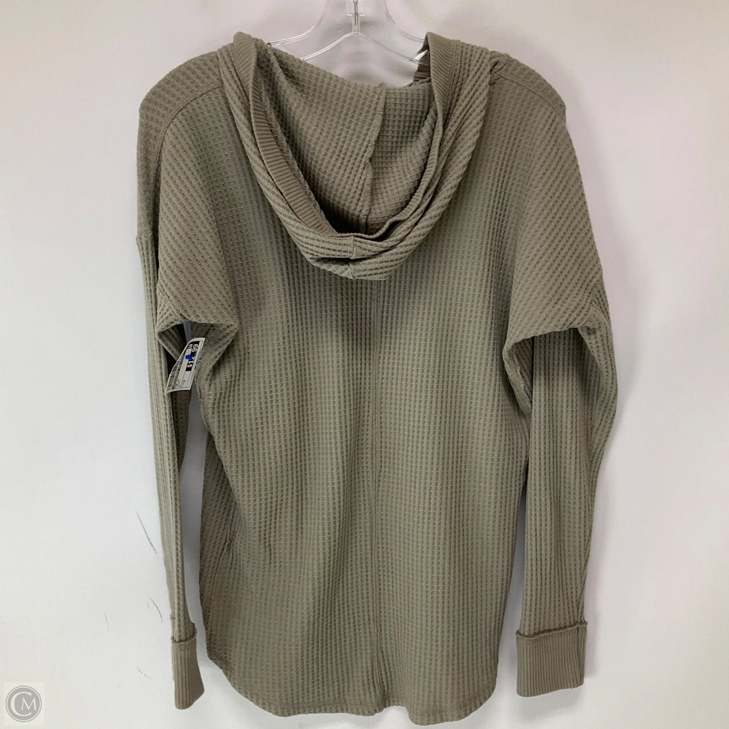 Top Long Sleeve By Abercrombie And Fitch In Taupe, Size: M