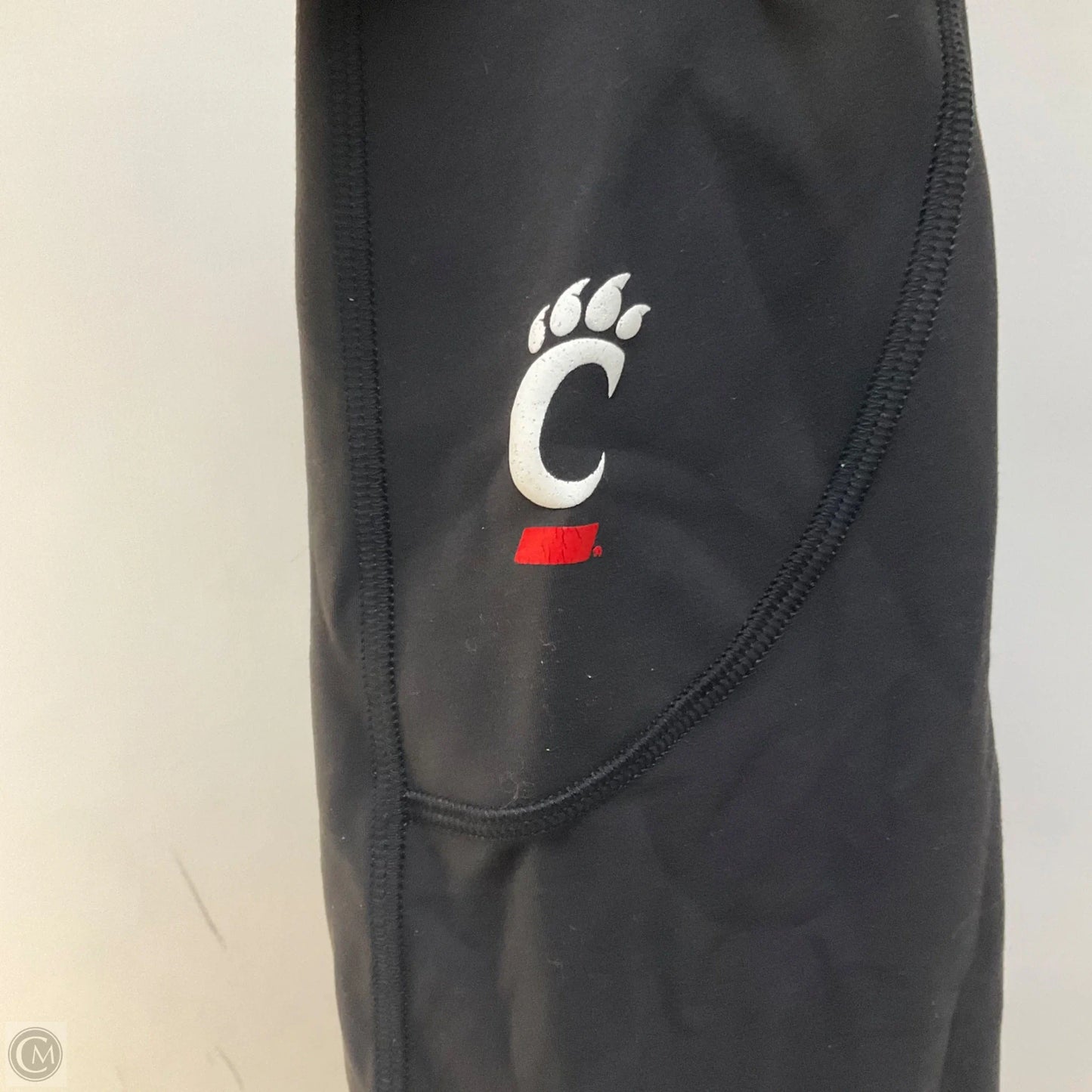 Athletic Leggings By Lululemon In Black & Red, Size: 14