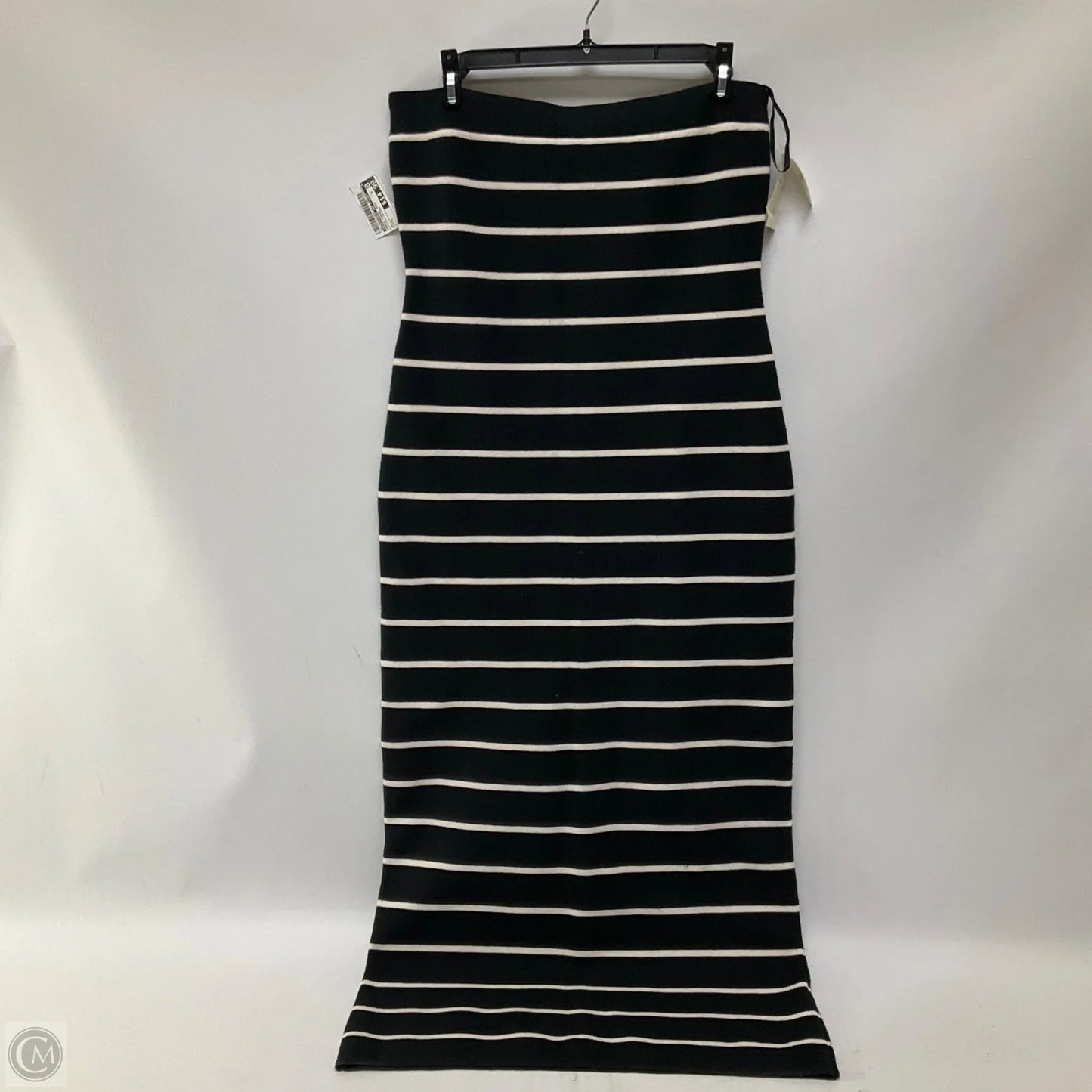Dress Casual Midi By Abercrombie And Fitch In Striped Pattern, Size: L