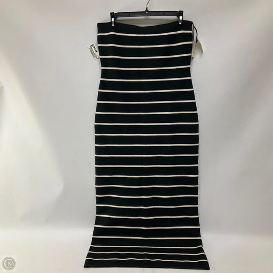 Dress Casual Midi By Abercrombie And Fitch In Striped Pattern, Size: L