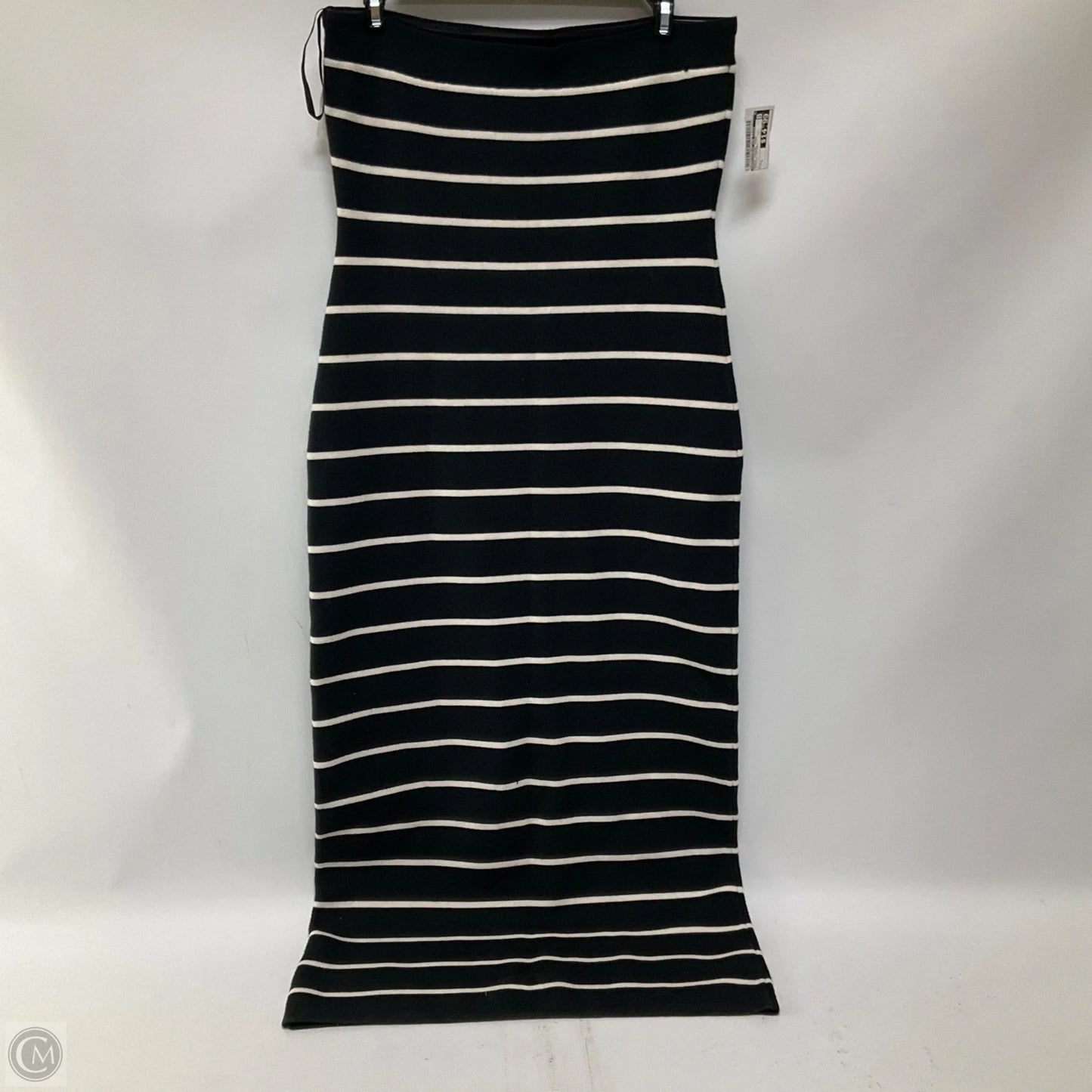 Dress Casual Midi By Abercrombie And Fitch In Striped Pattern, Size: L