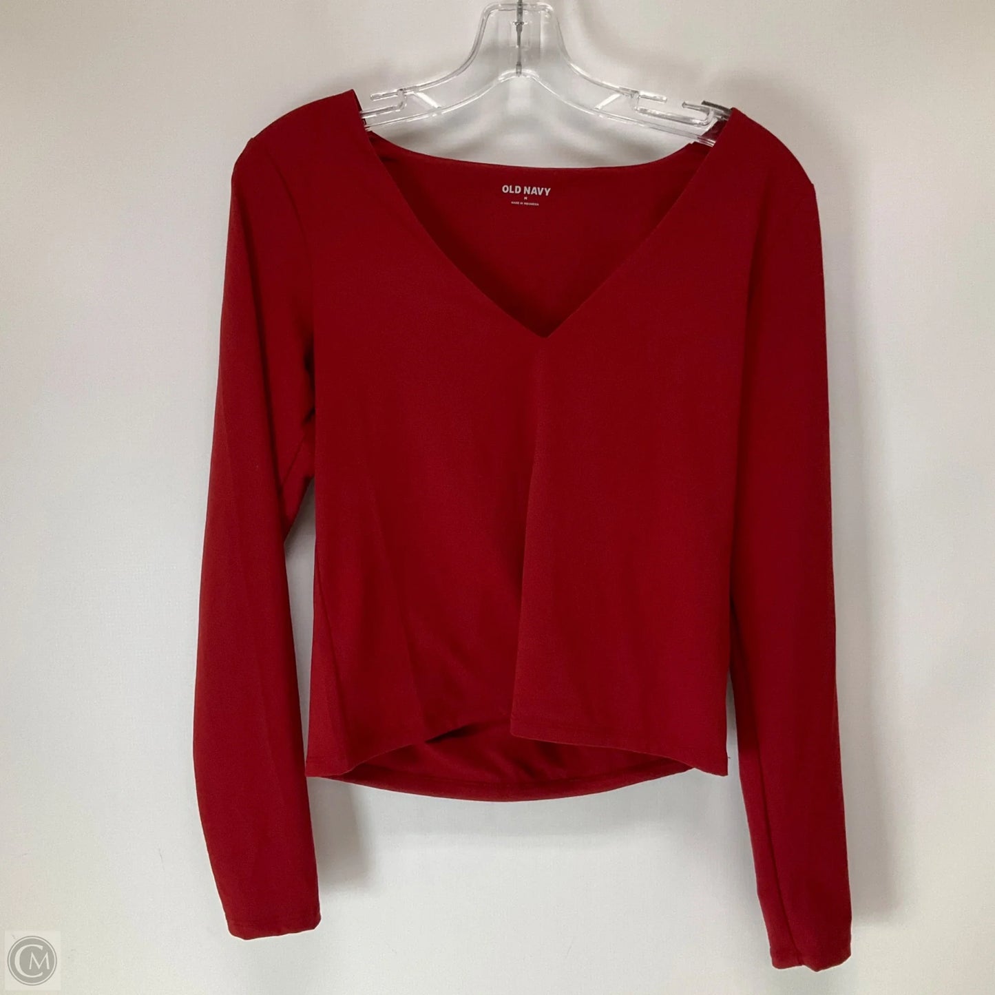 Top Long Sleeve By Old Navy In Red, Size: M