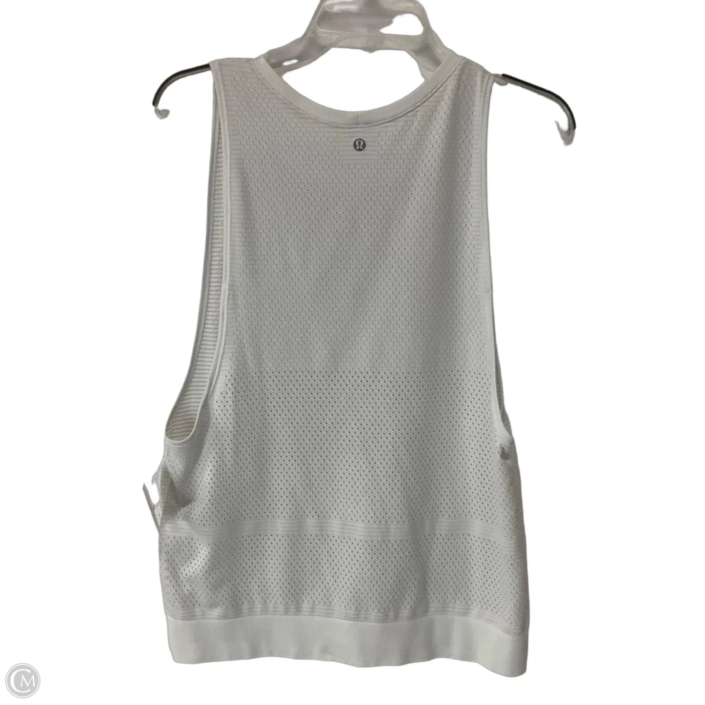 Athletic Tank Top By Lululemon In White, Size: 6
