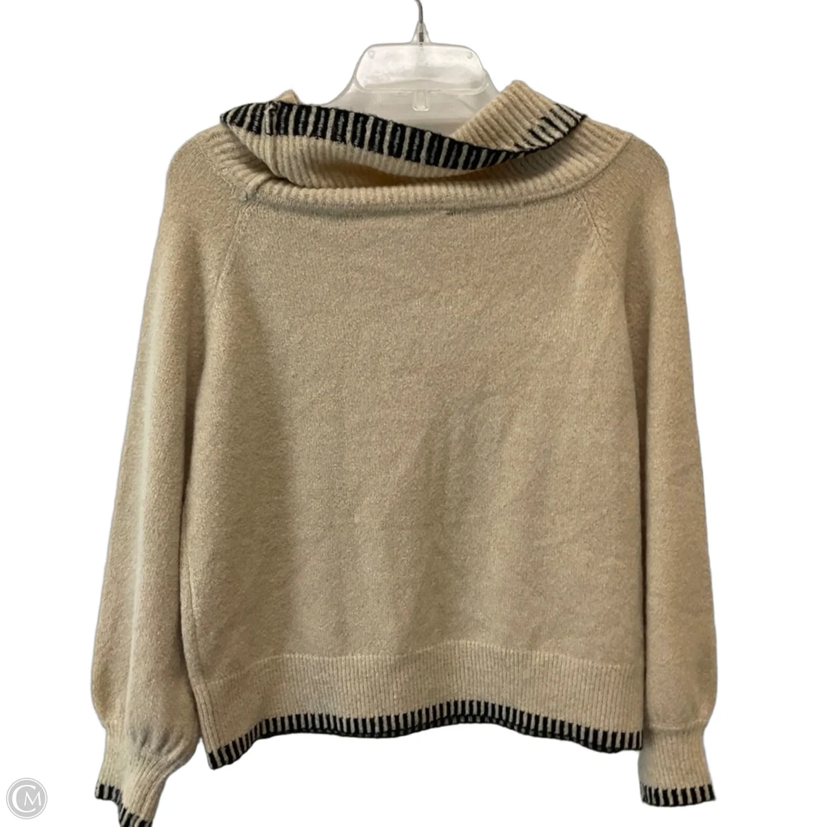 Sweater By Altard State In Black & Cream, Size: M