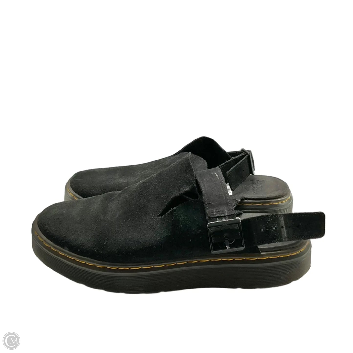 Shoes Flats By Dr Martens In Black, Size: 10