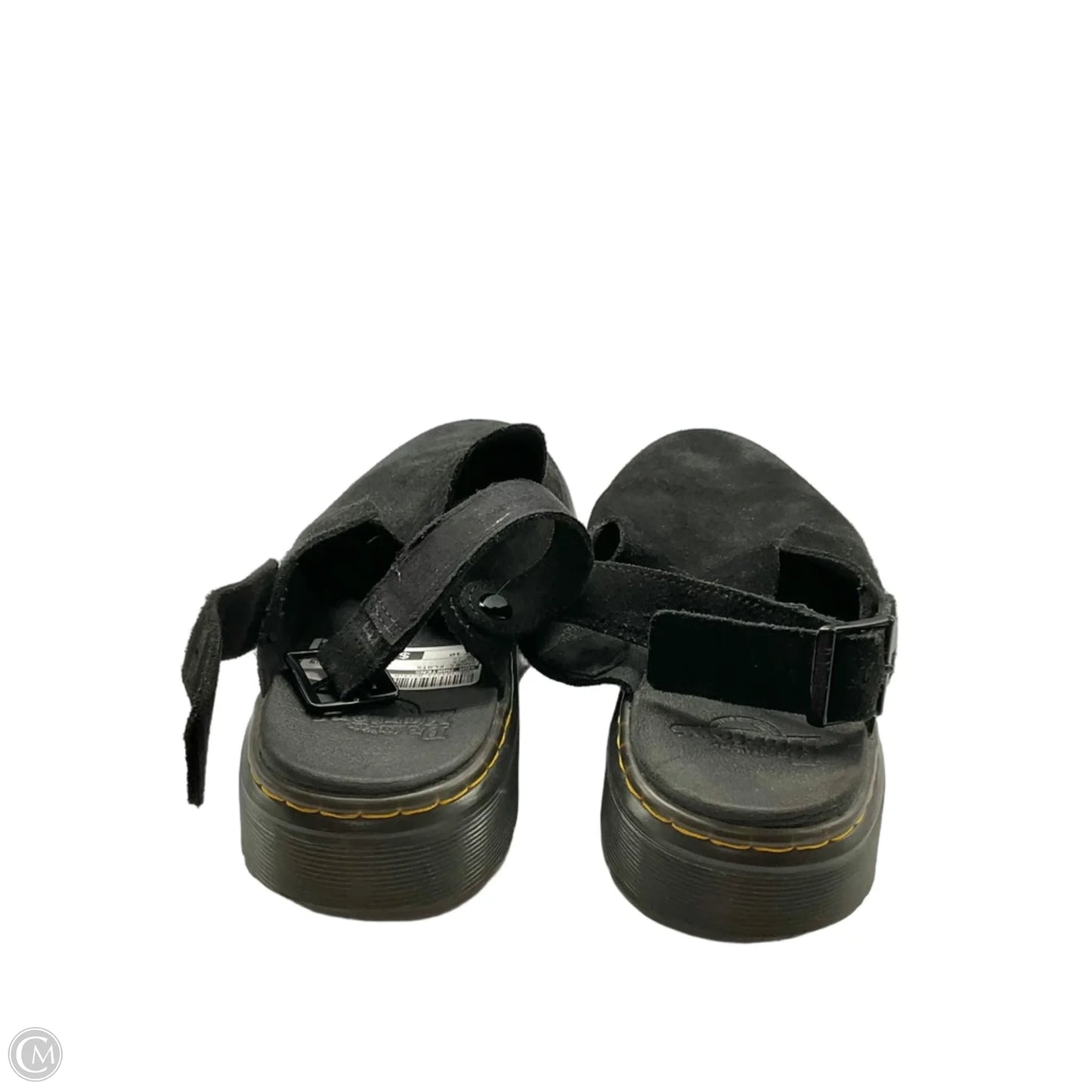 Shoes Flats By Dr Martens In Black, Size: 10