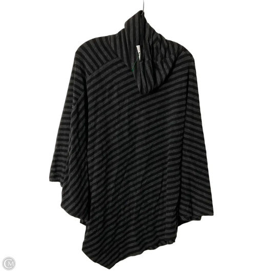 Poncho By Soft Surroundings In Striped Pattern, Size: Osfm