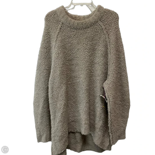 Sweater By Free People In Taupe, Size: L