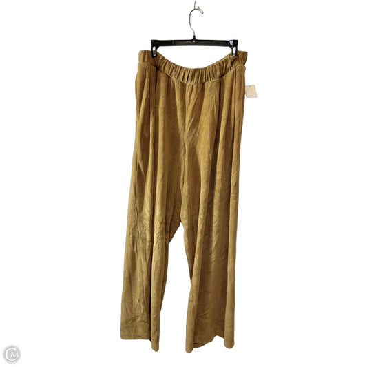 Pants Wide Leg By Aerie In Tan, Size: L