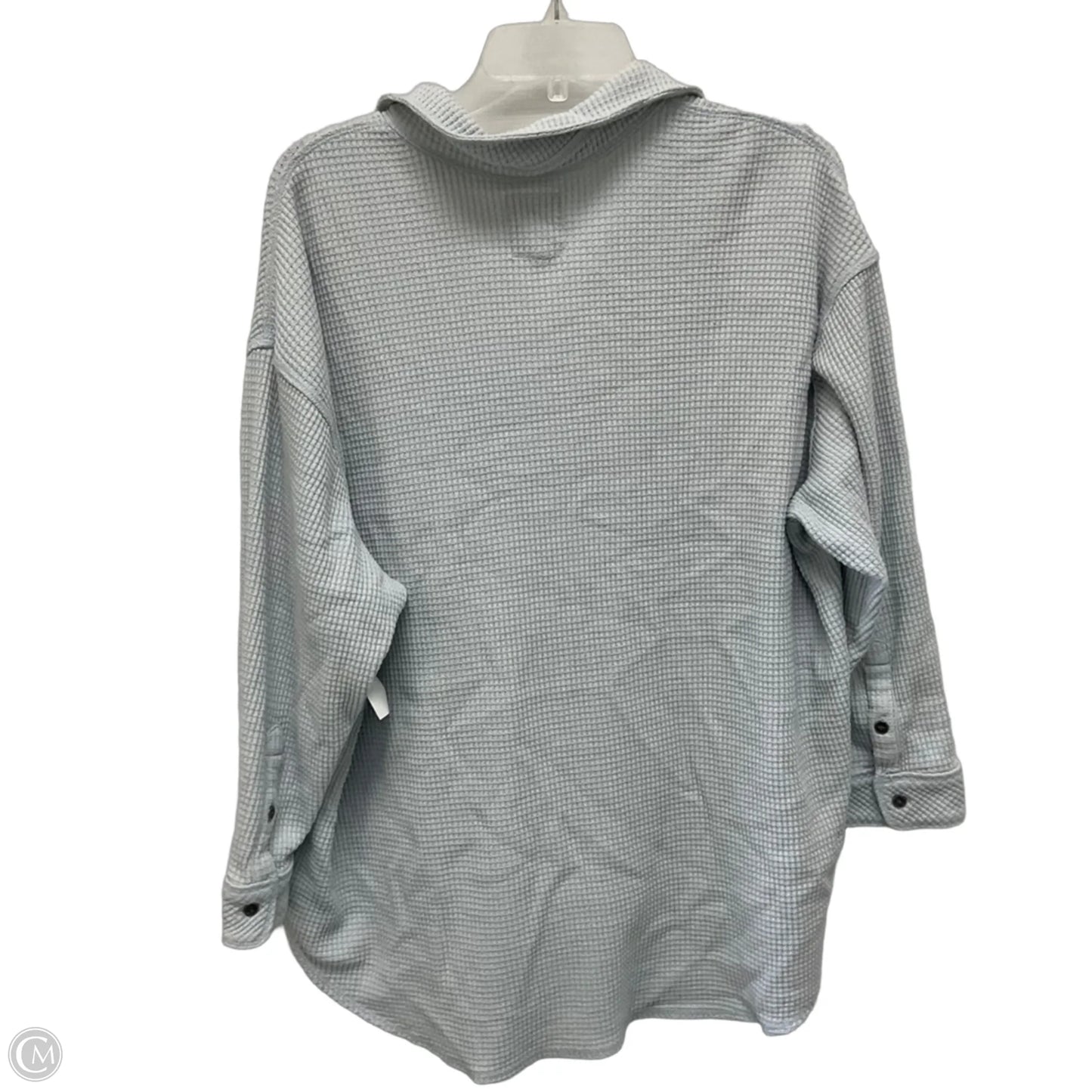 Top Long Sleeve By Aerie In Blue, Size: M