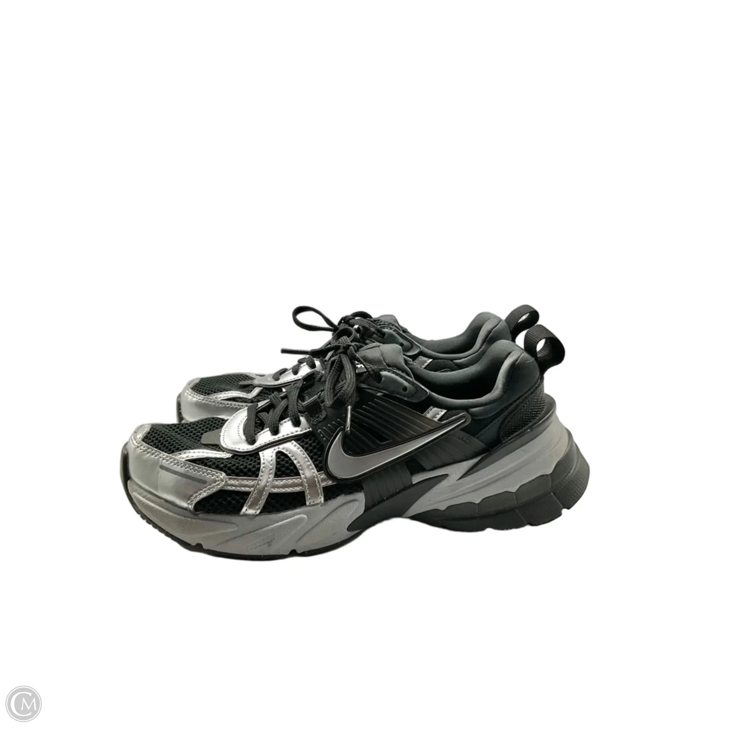 Shoes Athletic By Nike In Black & Silver, Size: 8.5