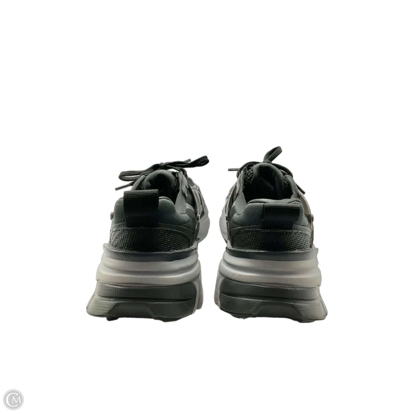 Shoes Athletic By Nike In Black & Silver, Size: 8.5