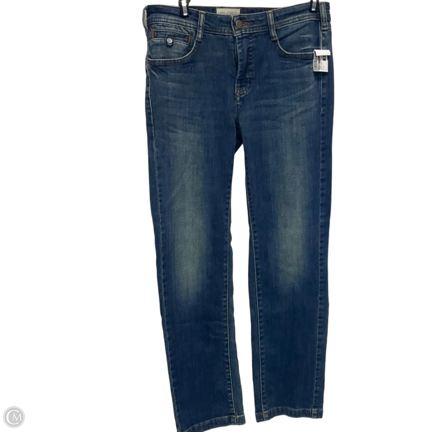 Jeans Straight By Pilcro In Blue Denim, Size: 2