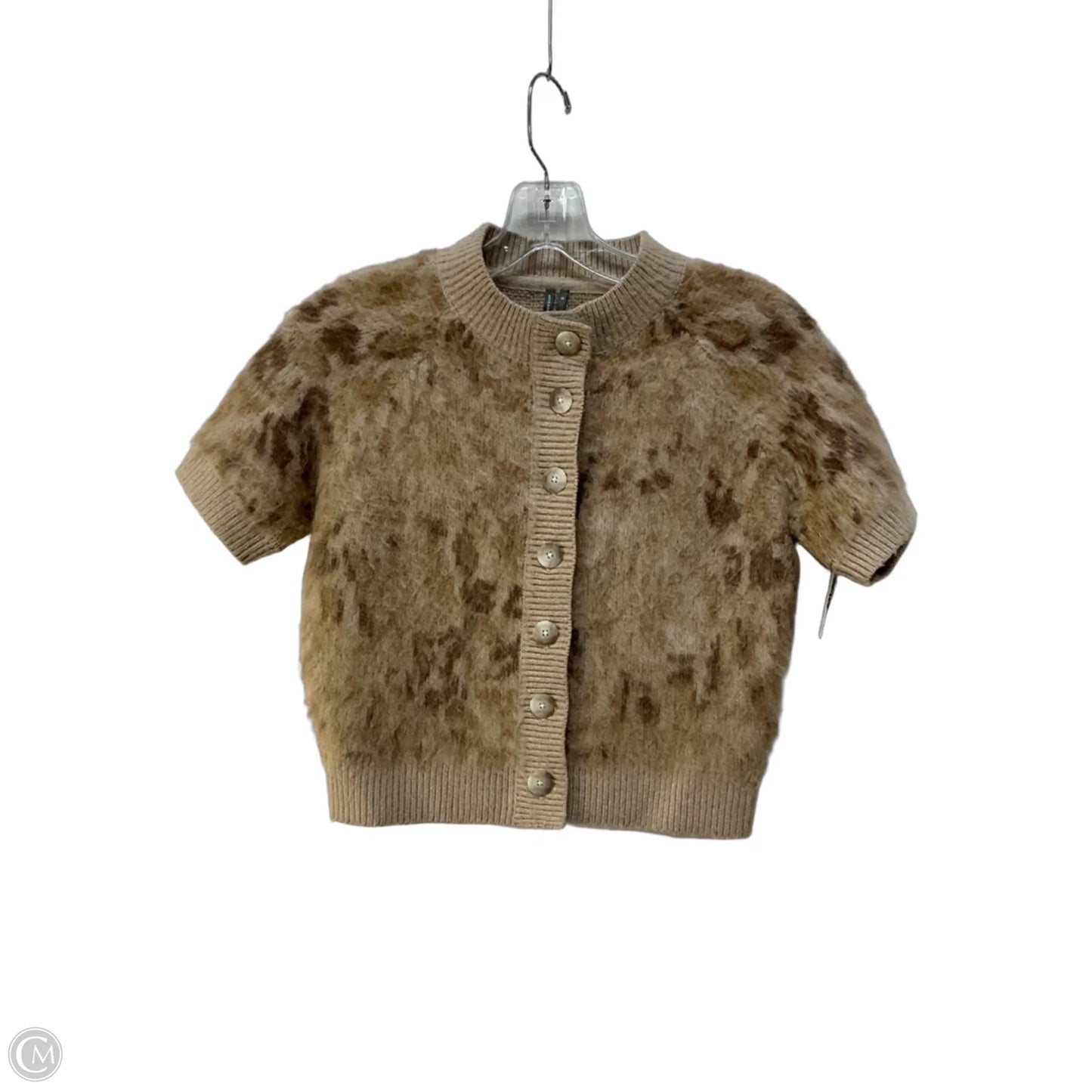 Sweater Cardigan By Anthropologie In Brown, Size: Xs