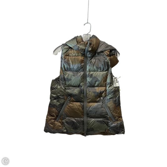 Vest Puffer & Quilted By Evereve In Camouflage Print, Size: M