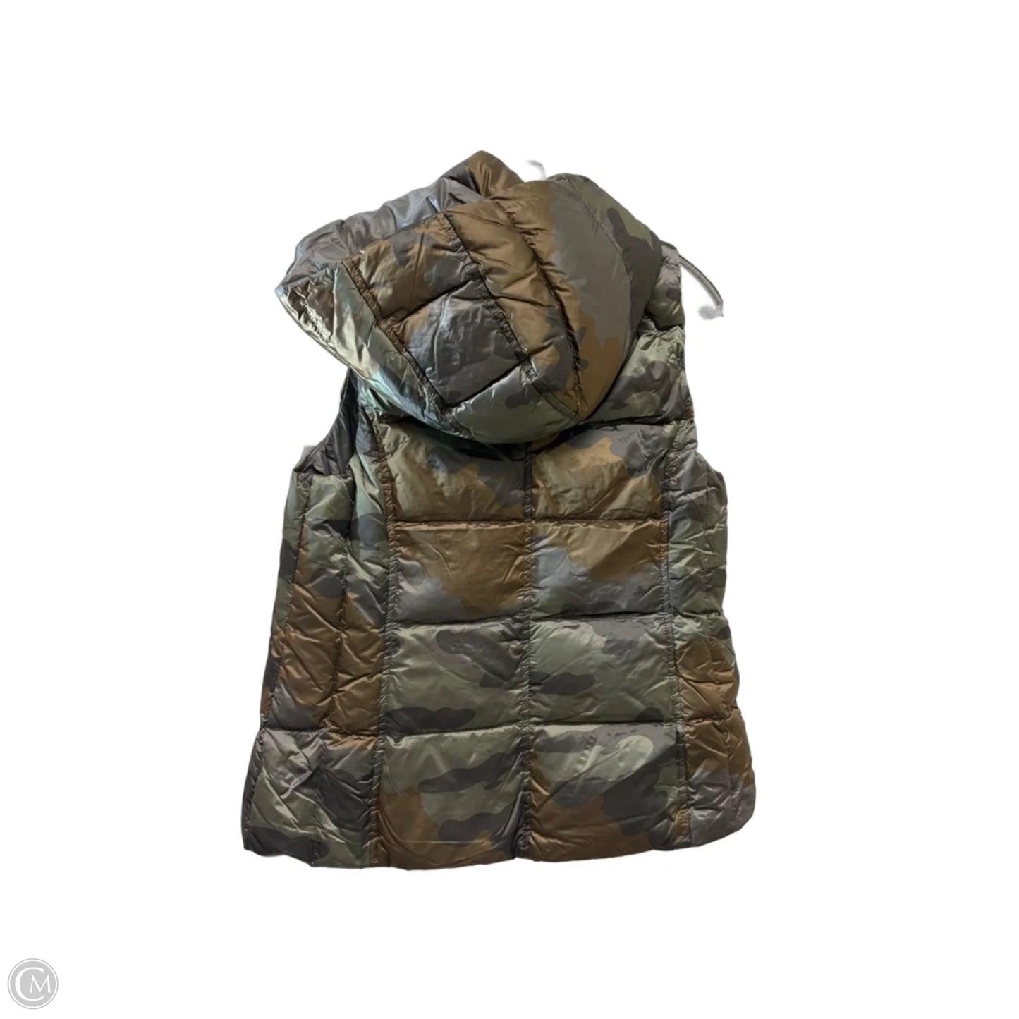 Vest Puffer & Quilted By Evereve In Camouflage Print, Size: M