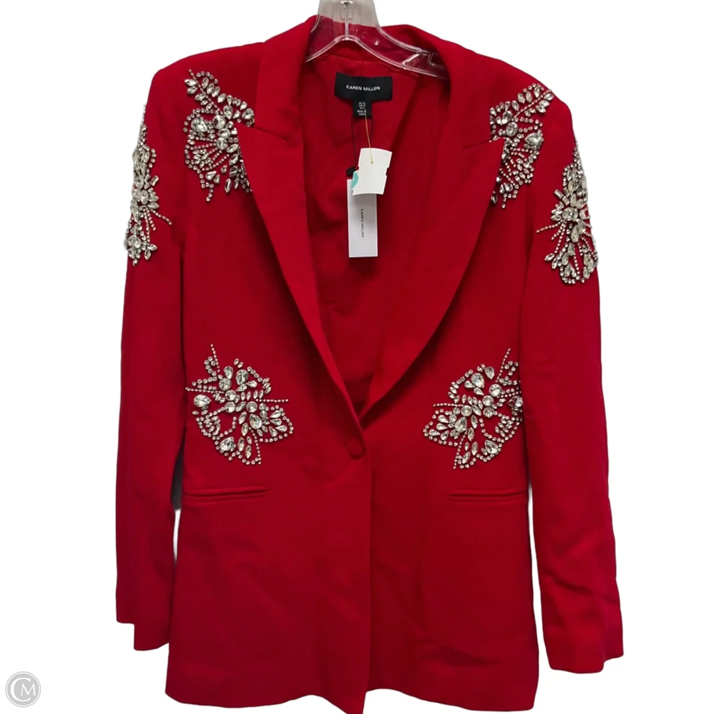 Blazer By Karen Millen In Red, Size: 6