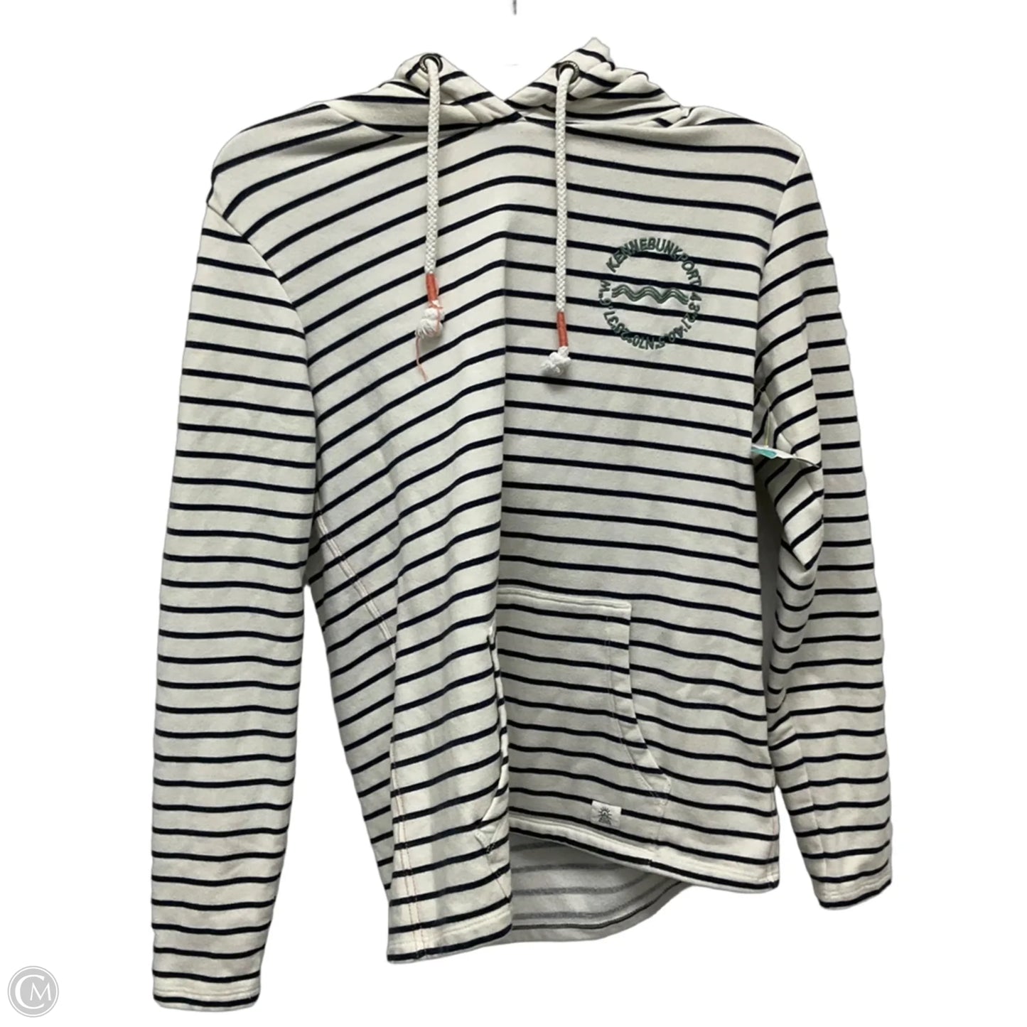 Sweatshirt Hoodie By Fatface In Striped Pattern, Size: S