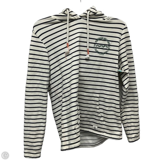Sweatshirt Hoodie By Fatface In Striped Pattern, Size: S