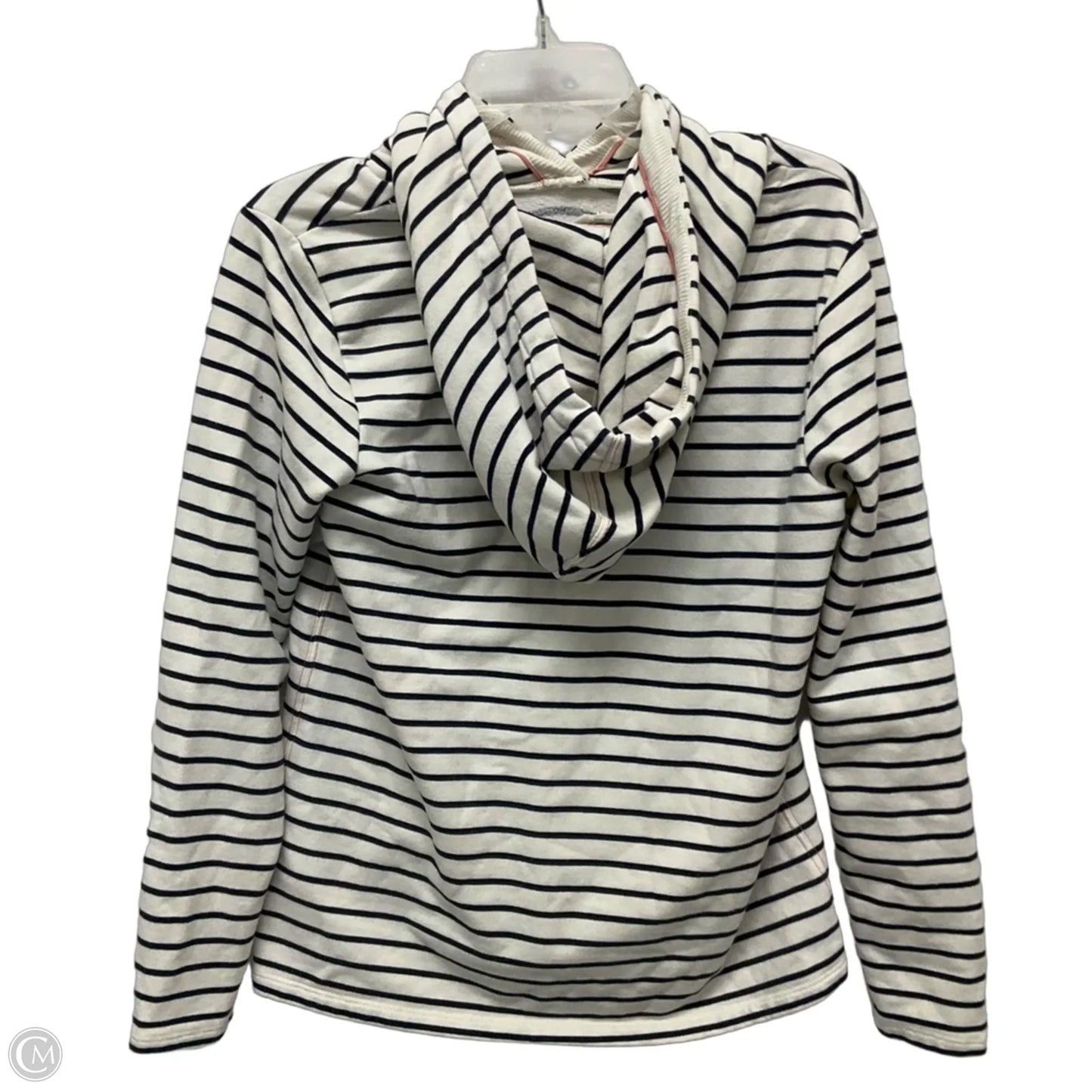 Sweatshirt Hoodie By Fatface In Striped Pattern, Size: S