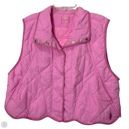 Vest Puffer & Quilted By Free People In Pink, Size: S