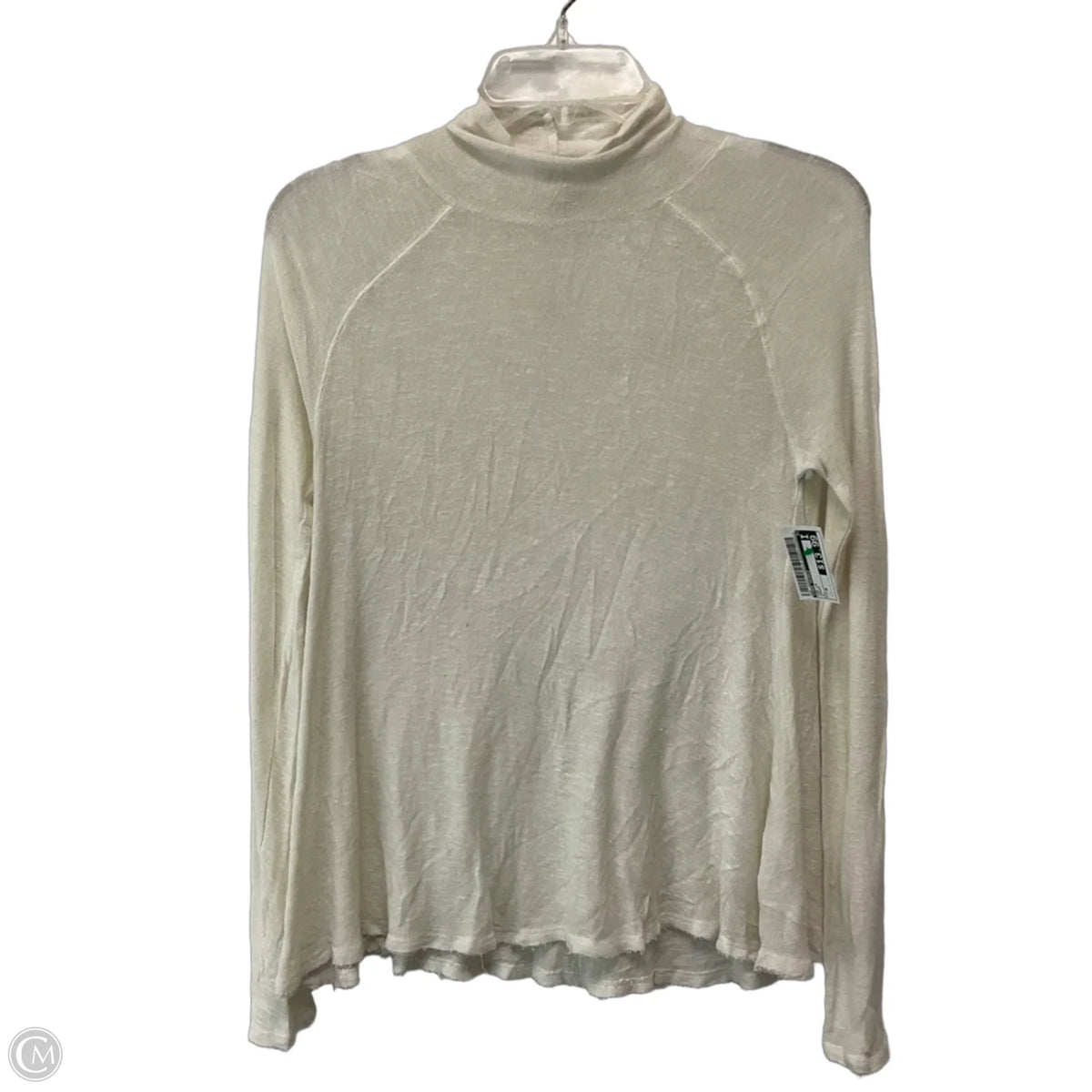 Top Long Sleeve By Free People In Cream, Size: M