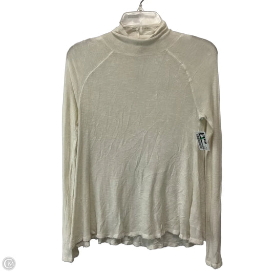 Top Long Sleeve By Free People In Cream, Size: M