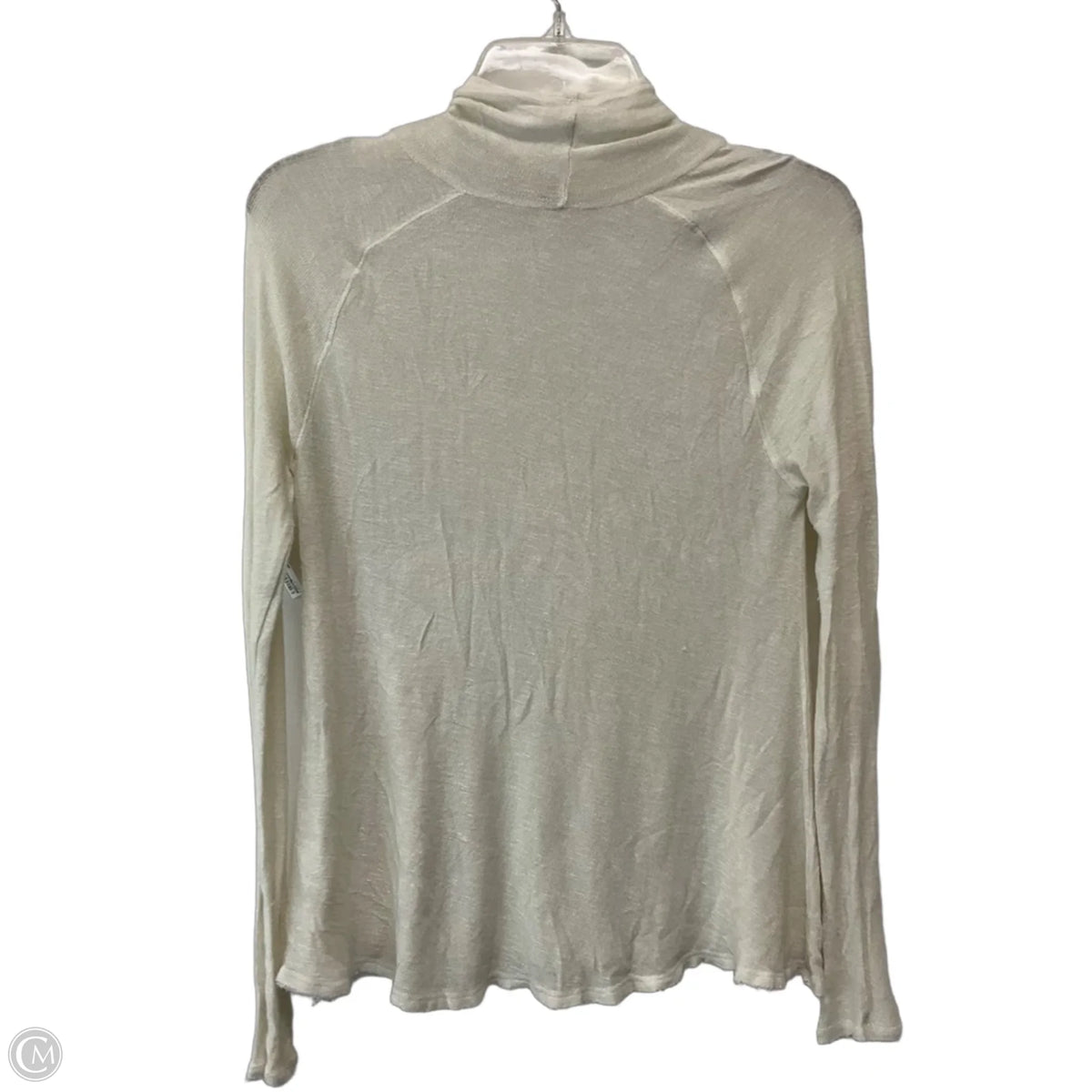 Top Long Sleeve By Free People In Cream, Size: M