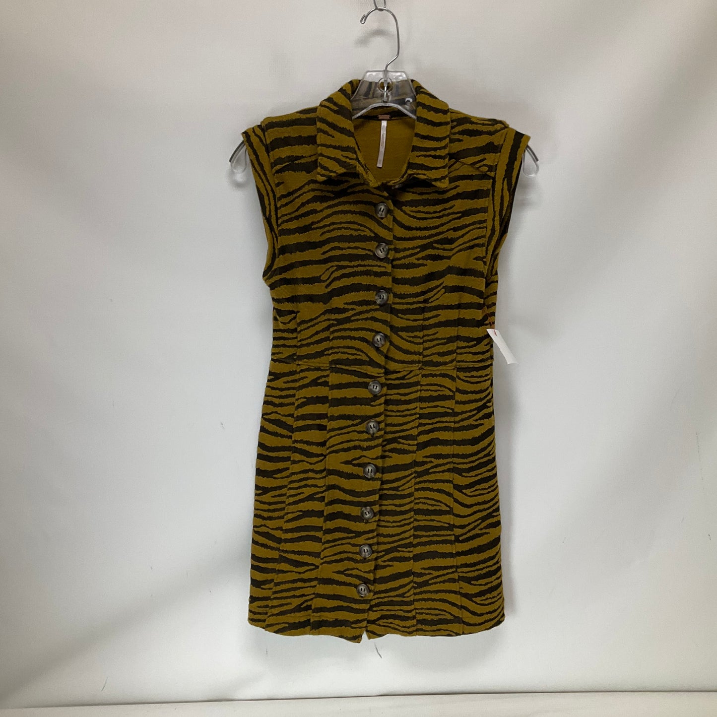 Dress Casual Short By Free People In Animal Print, Size: Xs