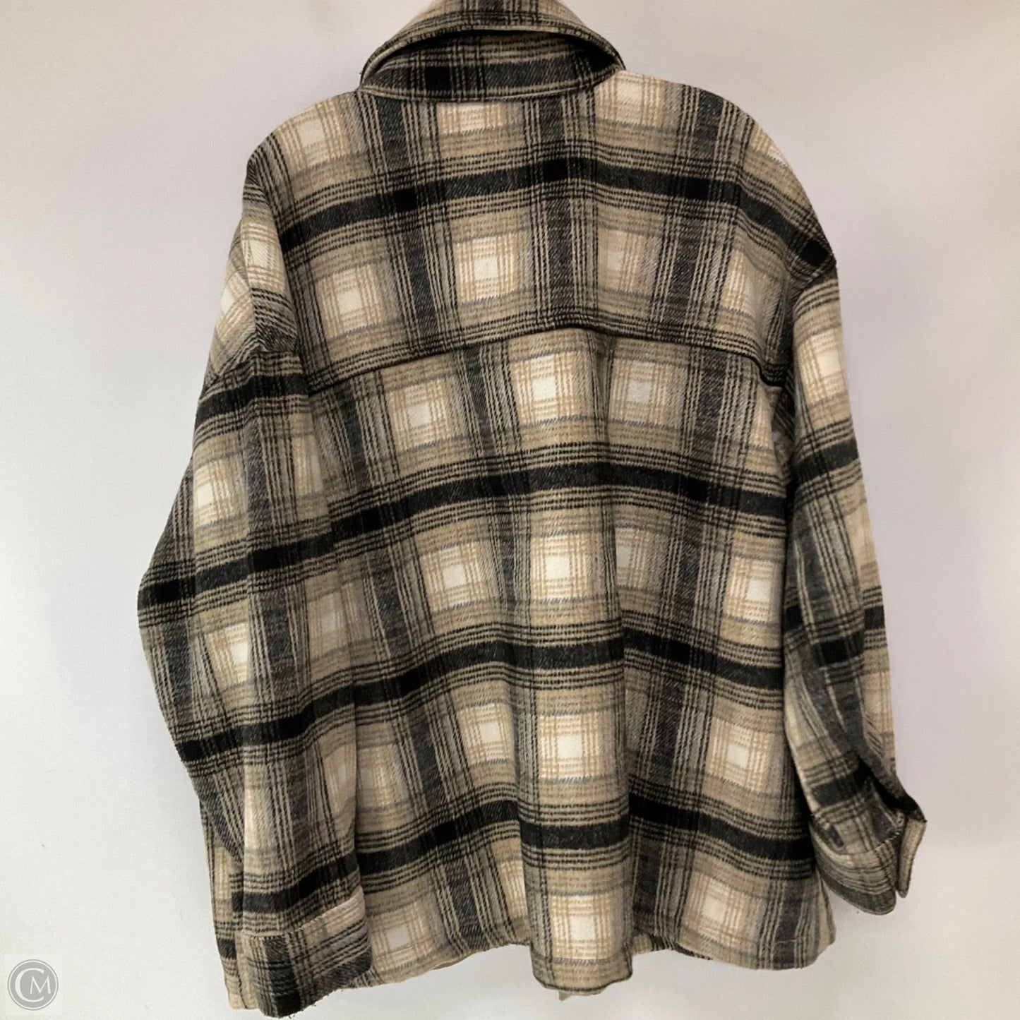 Jacket Shirt By Ana In Plaid Pattern, Size: 2x