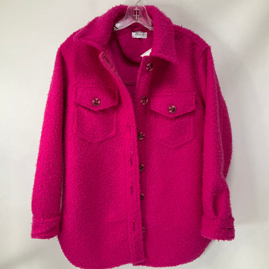 Jacket Shirt By Evereve In Pink, Size: S