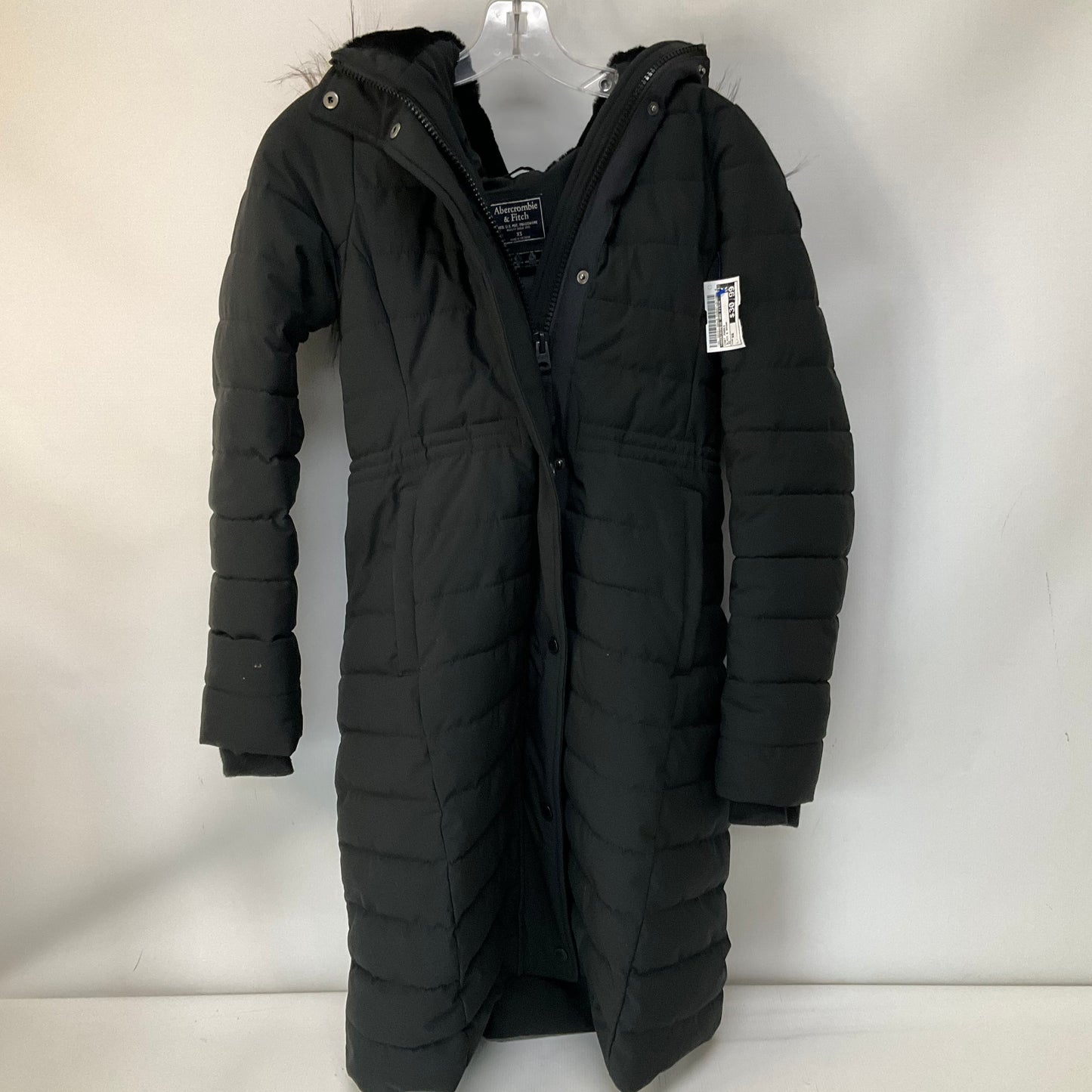 Coat Parka By Abercrombie And Fitch In Black & Brown, Size: Xs