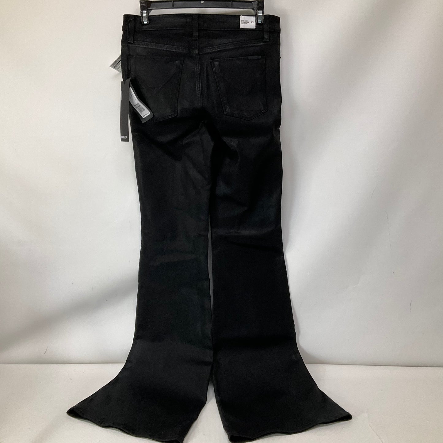 Jeans Flared By Hudson In Black Denim, Size: 4