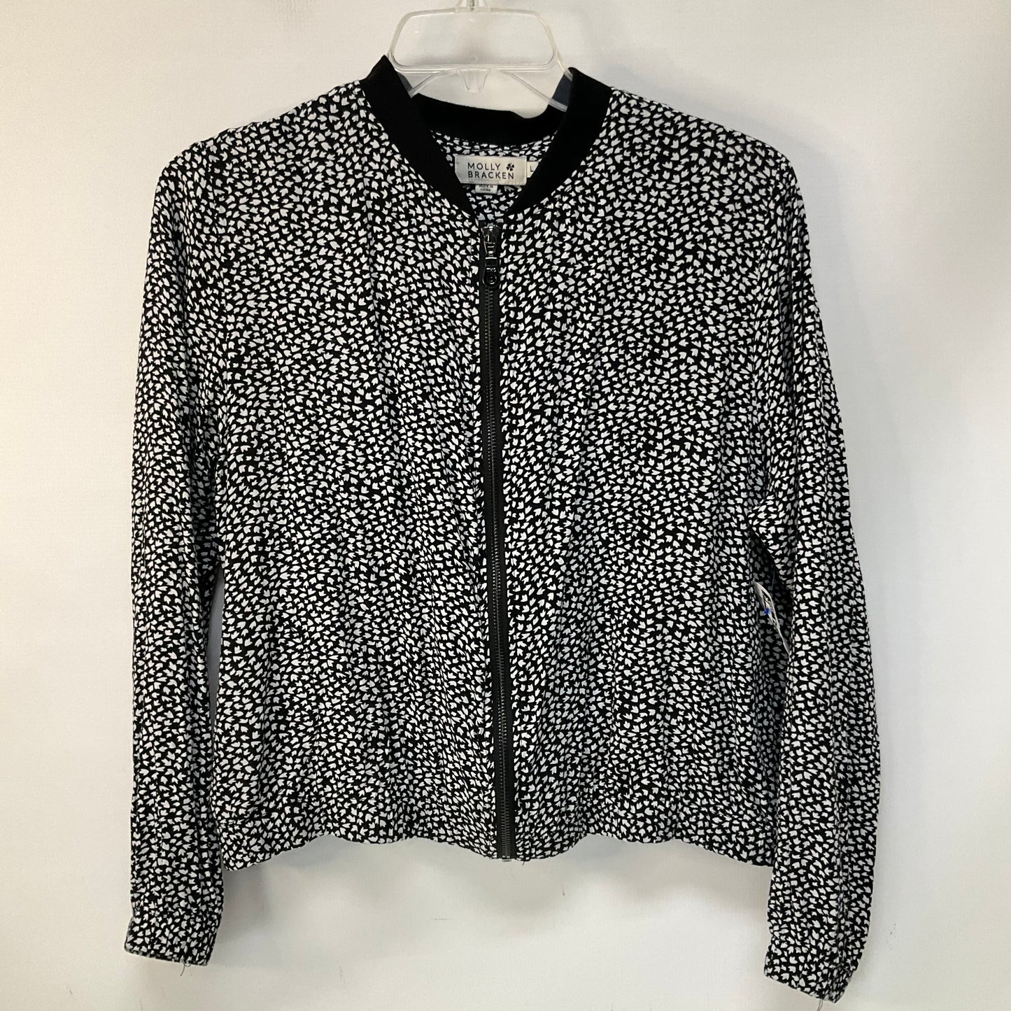 Jacket Other By Molly Bracken In Black & White, Size: L