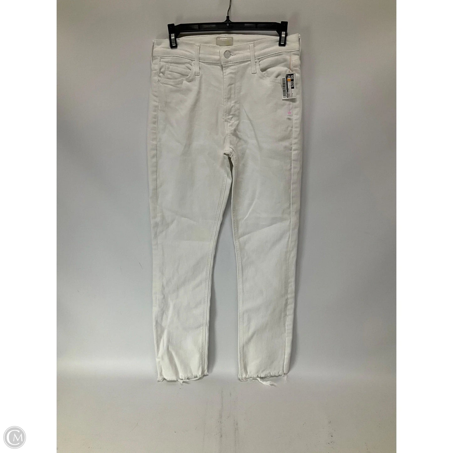 Jeans Skinny By Mother In White, Size: 4