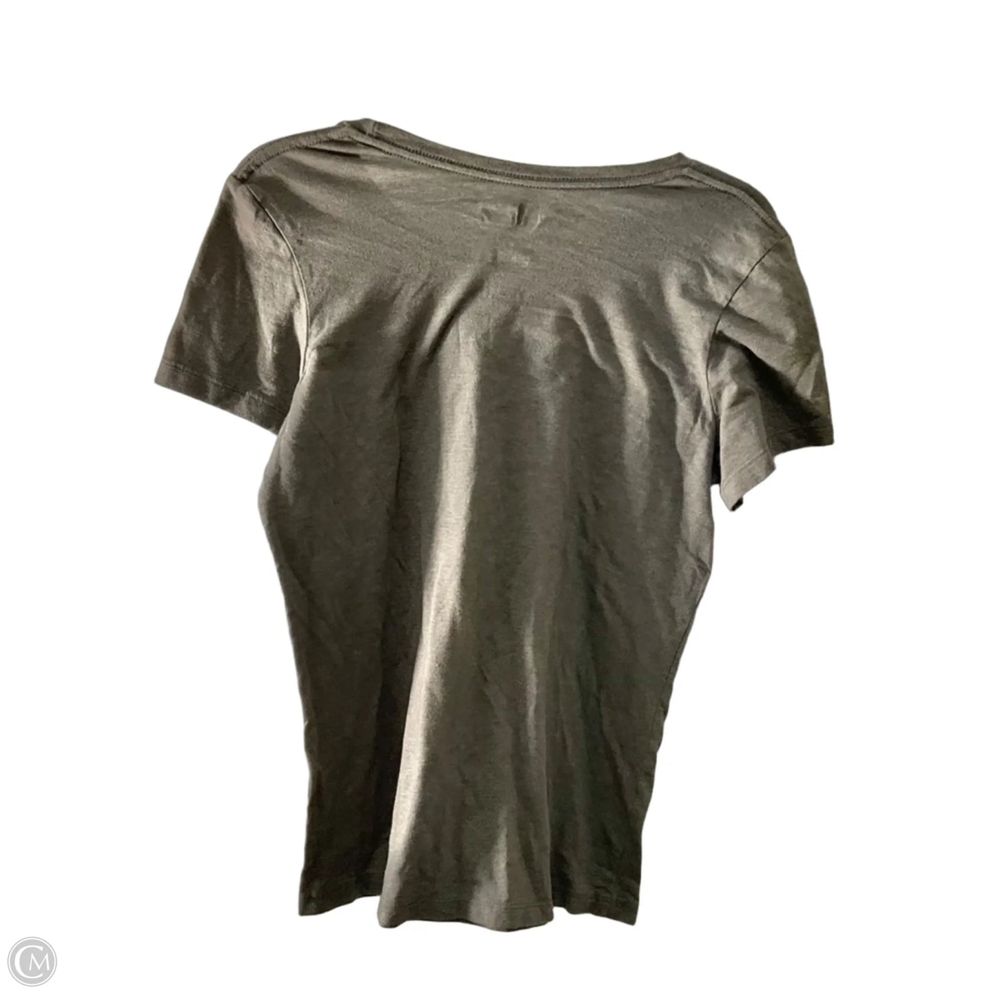 Athletic Top Short Sleeve By Nfl In Grey, Size: L